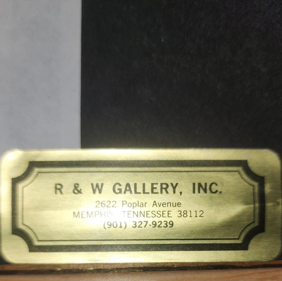 Vintage Rembrandt "Supper at Emmaus, 1648" Miniature Framed Print 6.5"X6.5"X0.5" - Picture 11 of 14